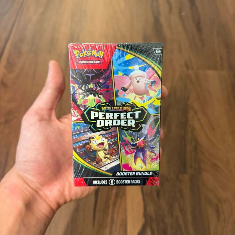 Pokémon Trading Card Game Mega Evolution Perfect Order Booster Bundle 6-Pack Box - Picture 1 of 1